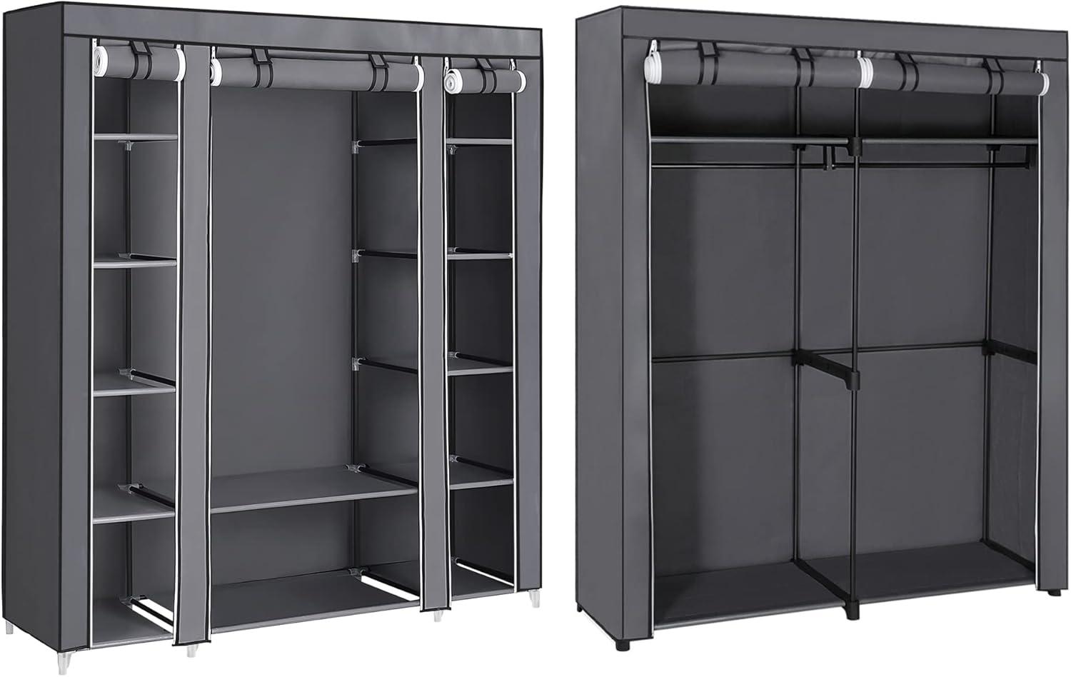 Songmics Kleiderschrank 2 Set, Stoffschrank Set, Kleiderschrank Set Bild 1