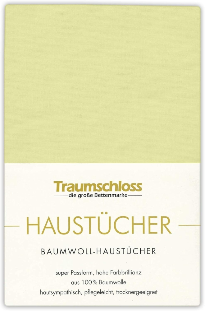 Traumschloss Betttuch Haustuch, 100% Baumwolle, Gummizug: ohne, (1 Stück), hautsympathisch und pflegeleicht Bild 1