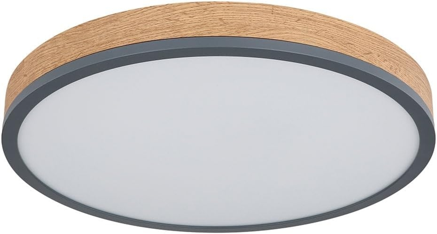 Deckenleuchte Wohnzimmer LED Deckenlampe Schlafzimmer Holzoptik 416080WD2R Bild 1
