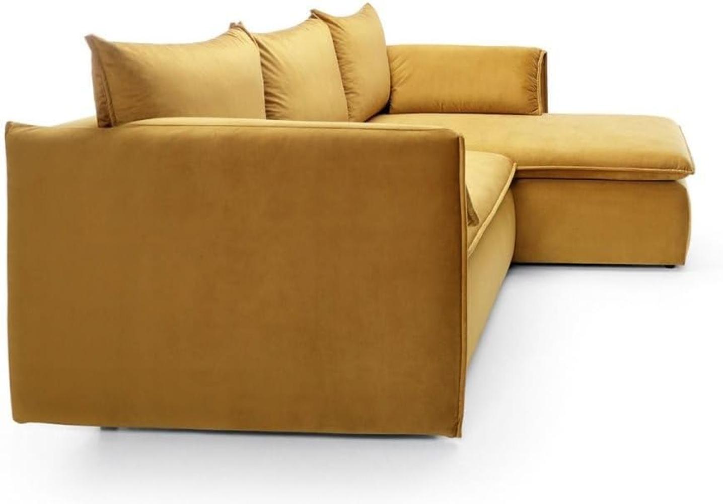 Designer Sofa Zoe Senf rechts Bild 1