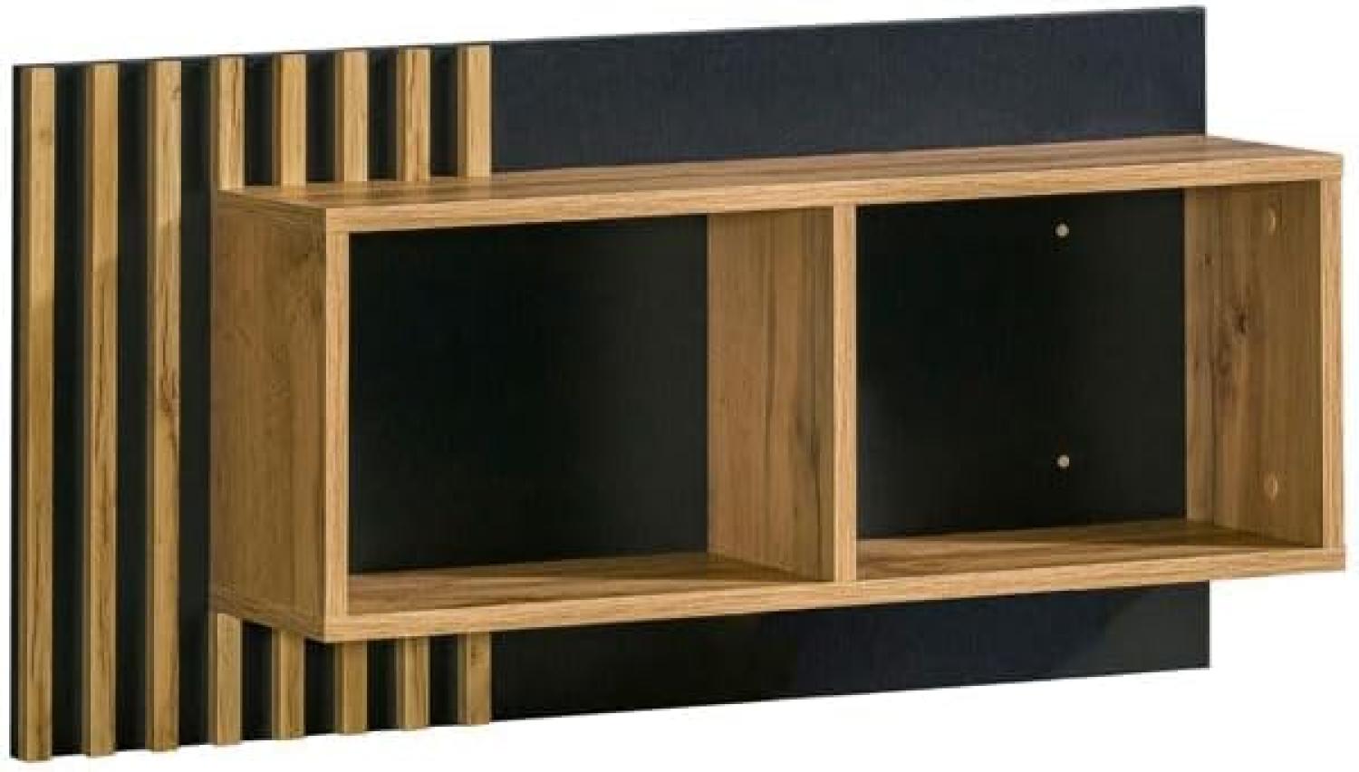 Wandregal Wandboard Lamia 90cm Wotan Eiche schwarz Bild 1