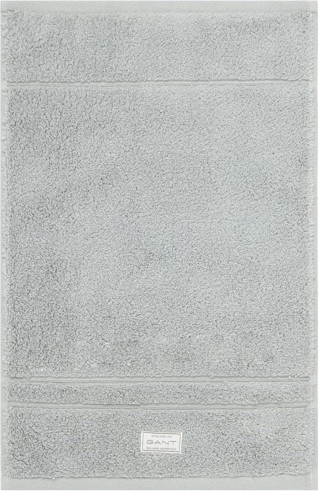 GANT Gästetuch, Organic Premium Towel - 30x50 cm, Frottee Hellgrau Bild 1