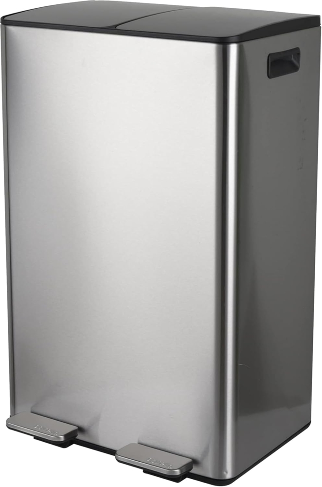 Treteimer Aliya - Edelstahl gebürstet 2x30 Liter Bild 1