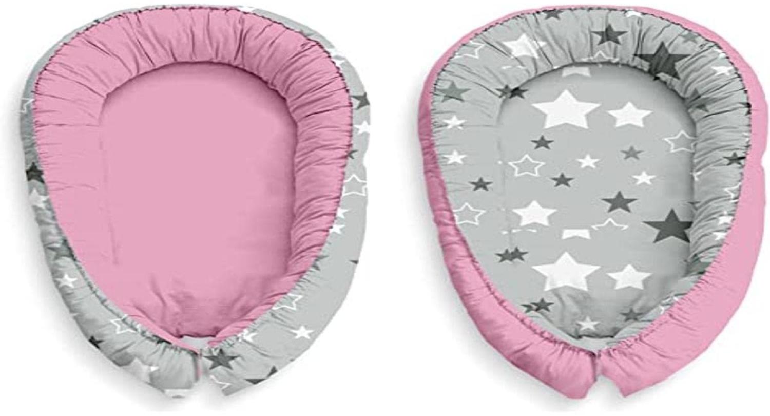 Multifunktionale Kuschelnest Babynest Kokon für Babys und Säuglinge, Nestchen, Reisebett, 100% Baumwolle, antiallergisch Bild 1