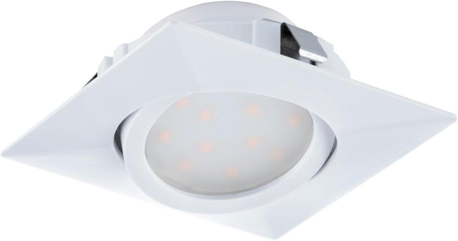 Eglo 95841 Hochvolt LED Einbauleuchte Pineda in weiß 1X6W L:8,4cm Bild 1