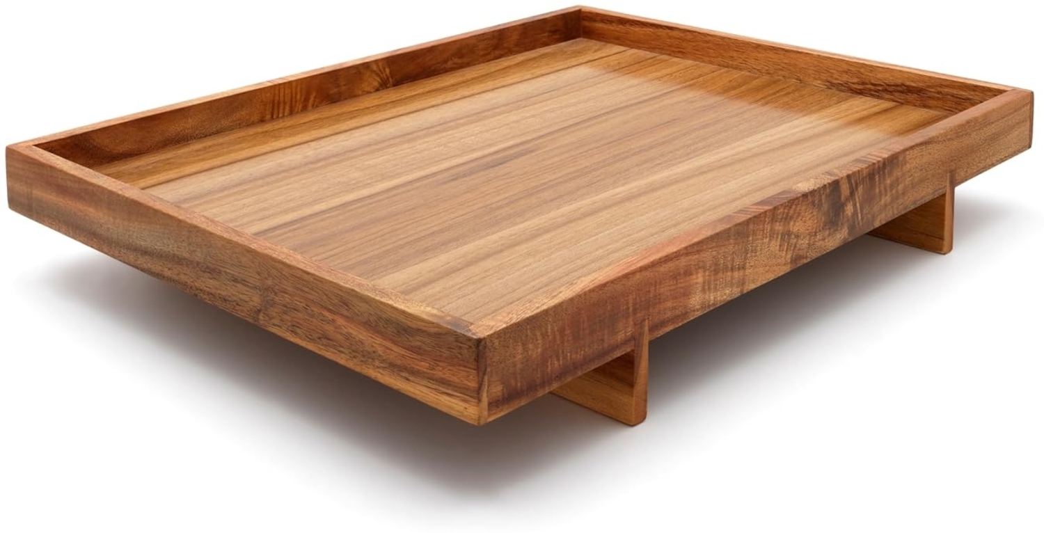 BREDEMEIJER Tablett Wazuka 40x30x6,2cm Akazienholz Bild 1