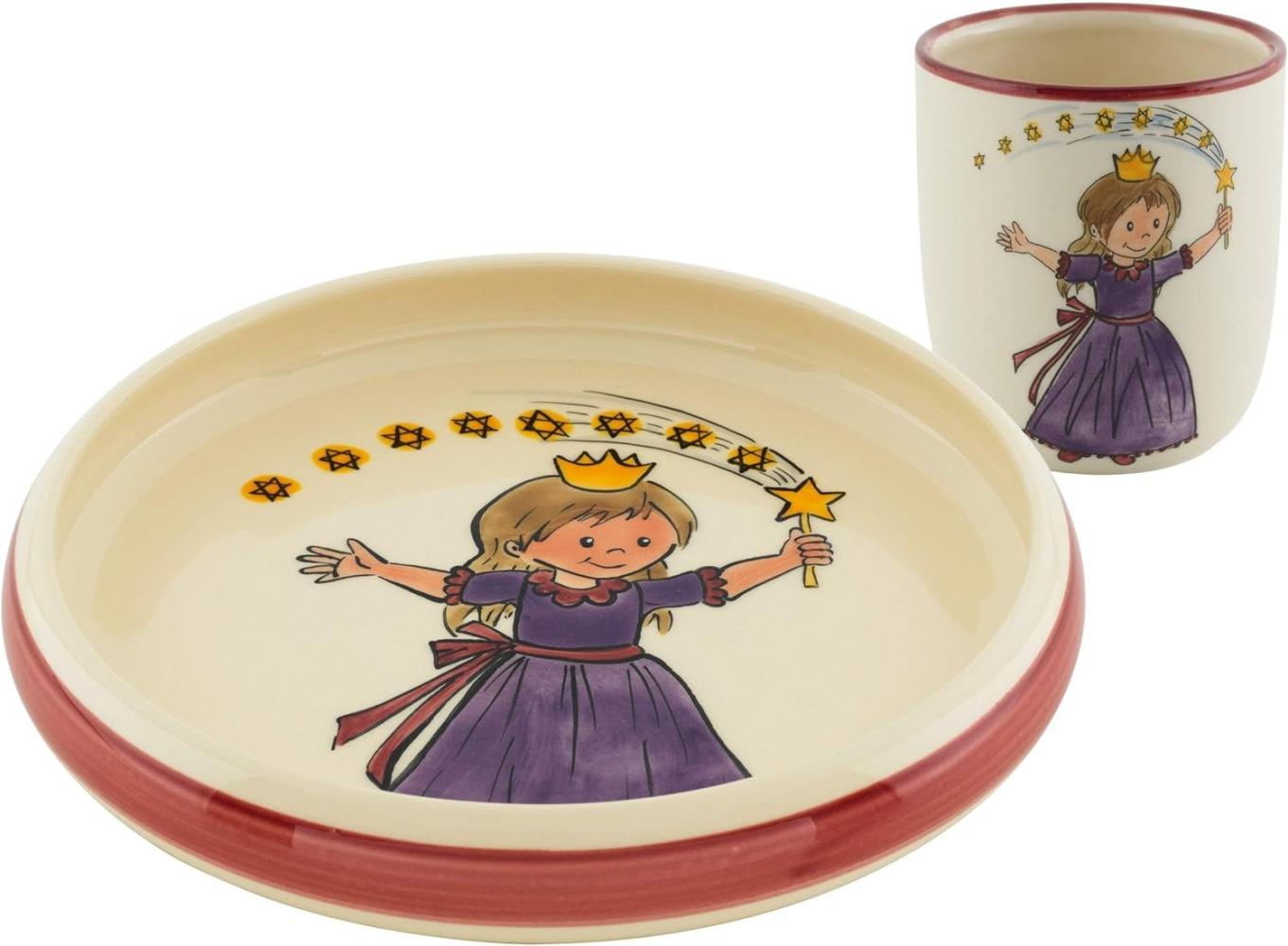 Kuhn Rikon 39551 Kinderset Prinzessin, Keramik, Teller, Tasse, Porcelain Bild 1