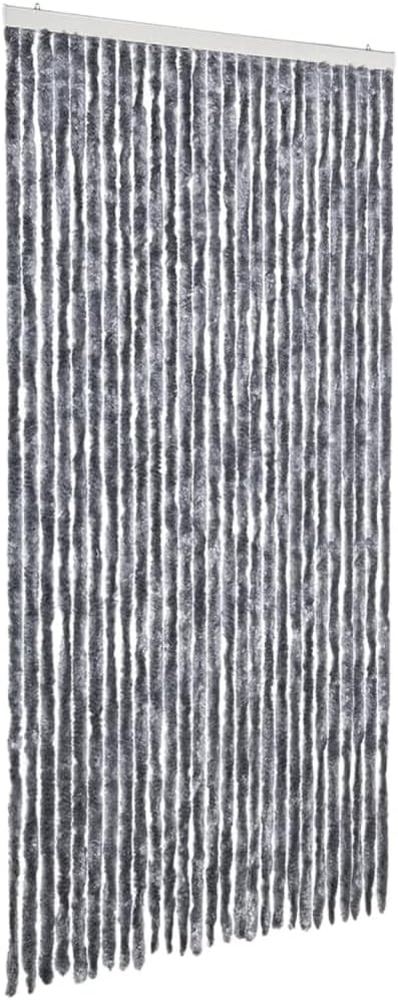 vidaXL Insektenschutz-Vorhang Silbern 118x220 cm Chenille 315140 Bild 1