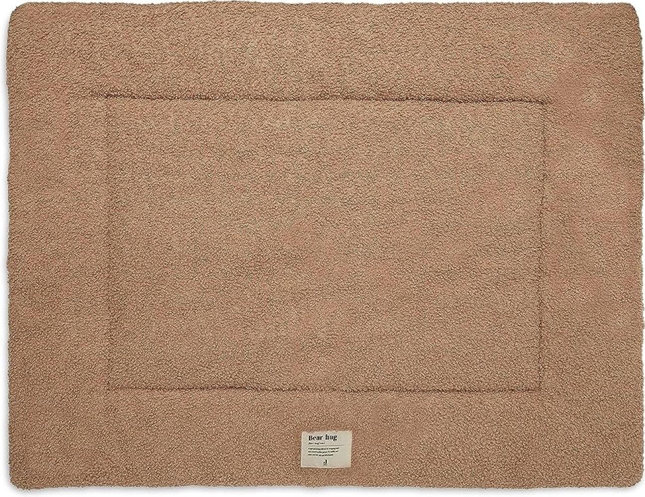 Jollein Boucle Laufstallteppich 80 x 100 cm Biscuit Braun Bild 1