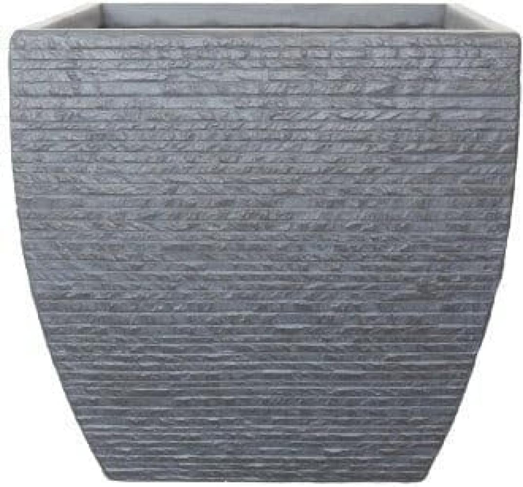 TrendLine Pflanztopf Schiefer-Brickoptik 44,5 x 44,5 x 44,5 cm Bild 1