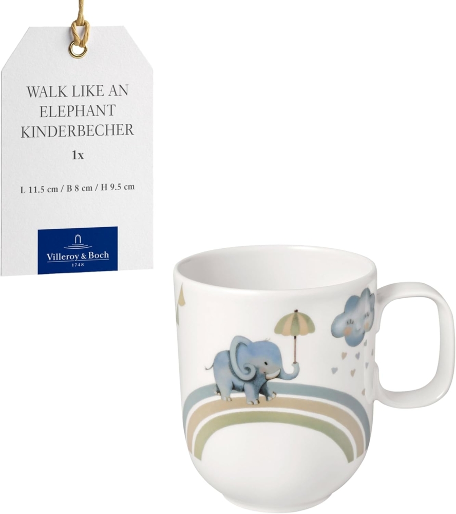 Villeroy & Boch Walk Like an Elephant Kinder-Becher mit Henkel groß Bild 1