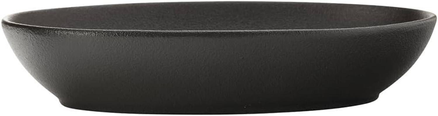 Maxwell & Williams AX0209 CAVIAR BLACK Schale oval, 30 x 20 cm, Premium-Keramik Bild 1