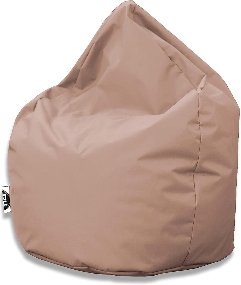 PATCH HOME Patchhome Sitzsack Tropfenform - Beige für In & Outdoor XXXL 480 Liter - mit Styropor Füllung in 25 versch. Farben und 3 Größen Bild 1