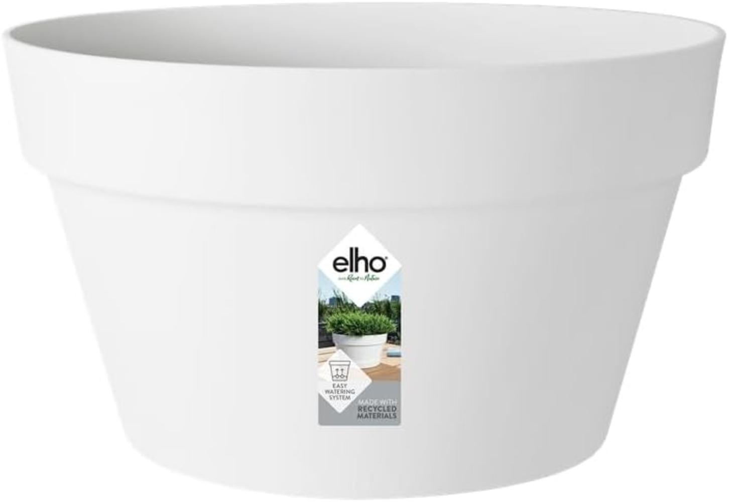 Elho Pflanzschale Loft Urban weiß Ø 35 cm Bild 1