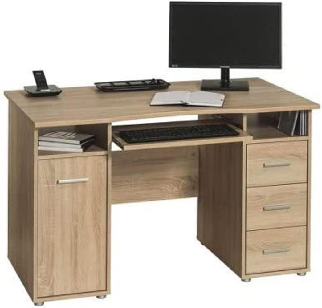 MAJA Möbel Office EINZELMODELLE Schreib-und Computertische, Holzwerkstoff melaminharzbeschichtet, Sonoma Eiche, ca. 120 x 75 x 67 cm Bild 1