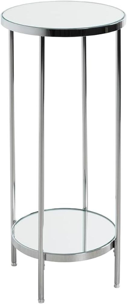 HAKU Möbel Blumensäule, Metall, Chrom, Ø 28 x H 66 cm Bild 1