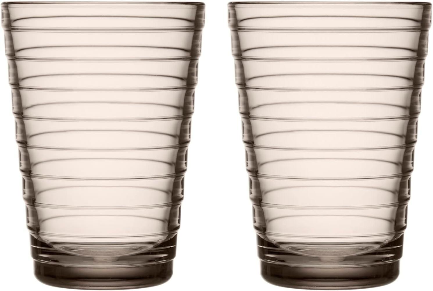 Iittala Aino Aalto Glas - 33 cl - Leinen - 2 Stück 1051123 Bild 1