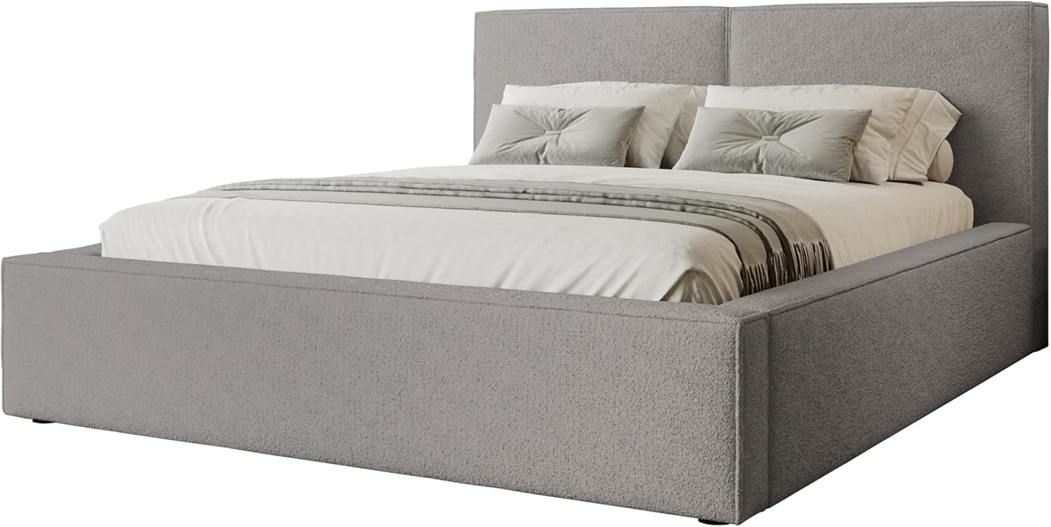 Polsterbett Sokoz Boucle (Farbe: Coral 75, Größe: 180 x 200) Bild 1