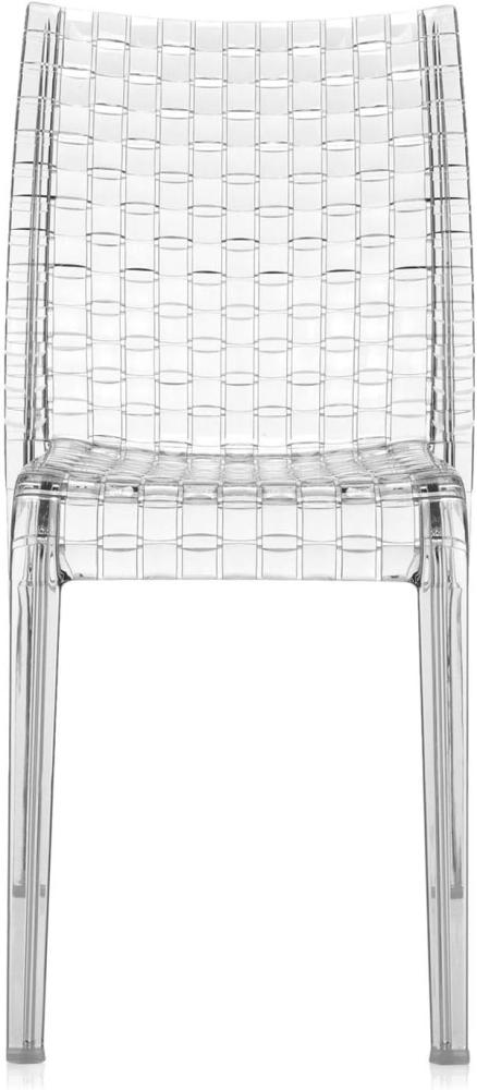 Kartell Ami Essstühle, Polycarbonat, transparent, 85 x 43 x 51 cm Bild 1