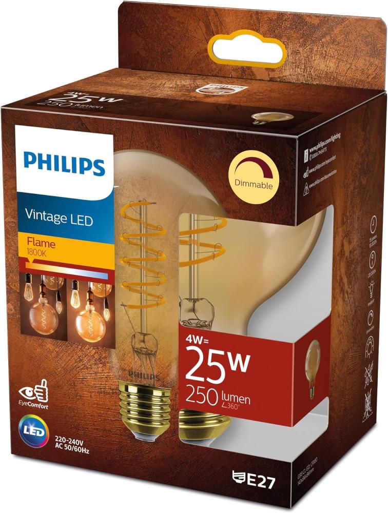 Philips LED classic Vintage Globelampe 25W E27 Gold dimmb 1erP Bild 1