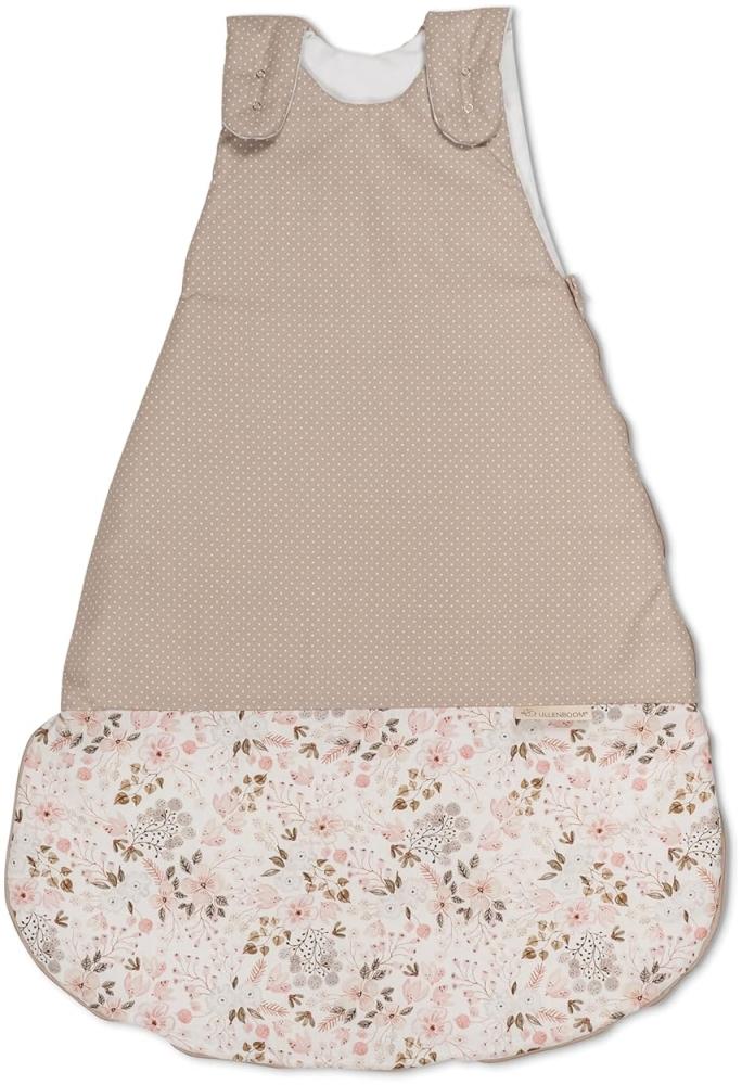 ULLENBOOM Sommerschlafsack Baby Rosa Blüten (Made in EU) - Aus OEKO-TEX Materialien - 0,5 TOG, Schlafsack für Babys und Neugeborene, Größe: 80 bis 86 Bild 1