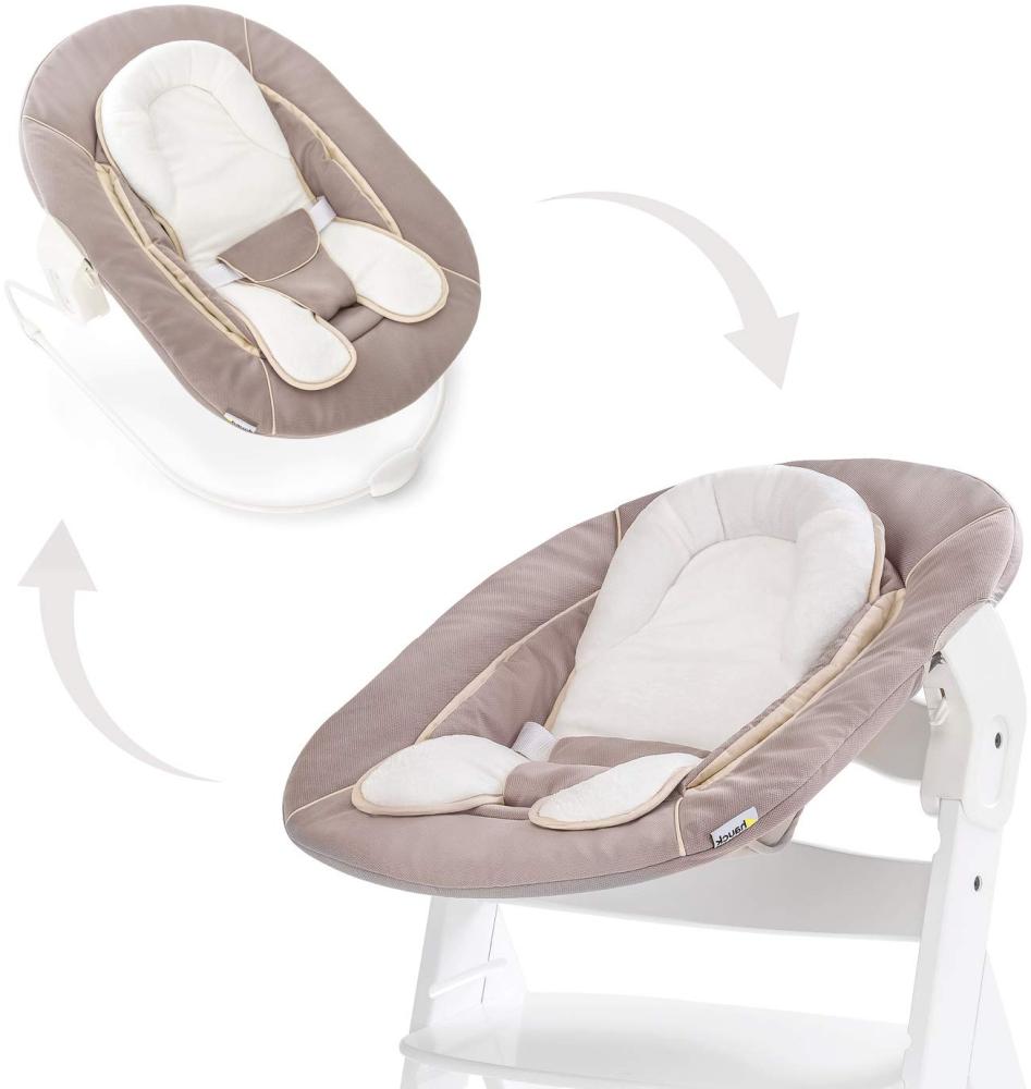 Hauck Neugeborenen Aufsatz / Alpha Bouncer 2in1 beige Bild 1