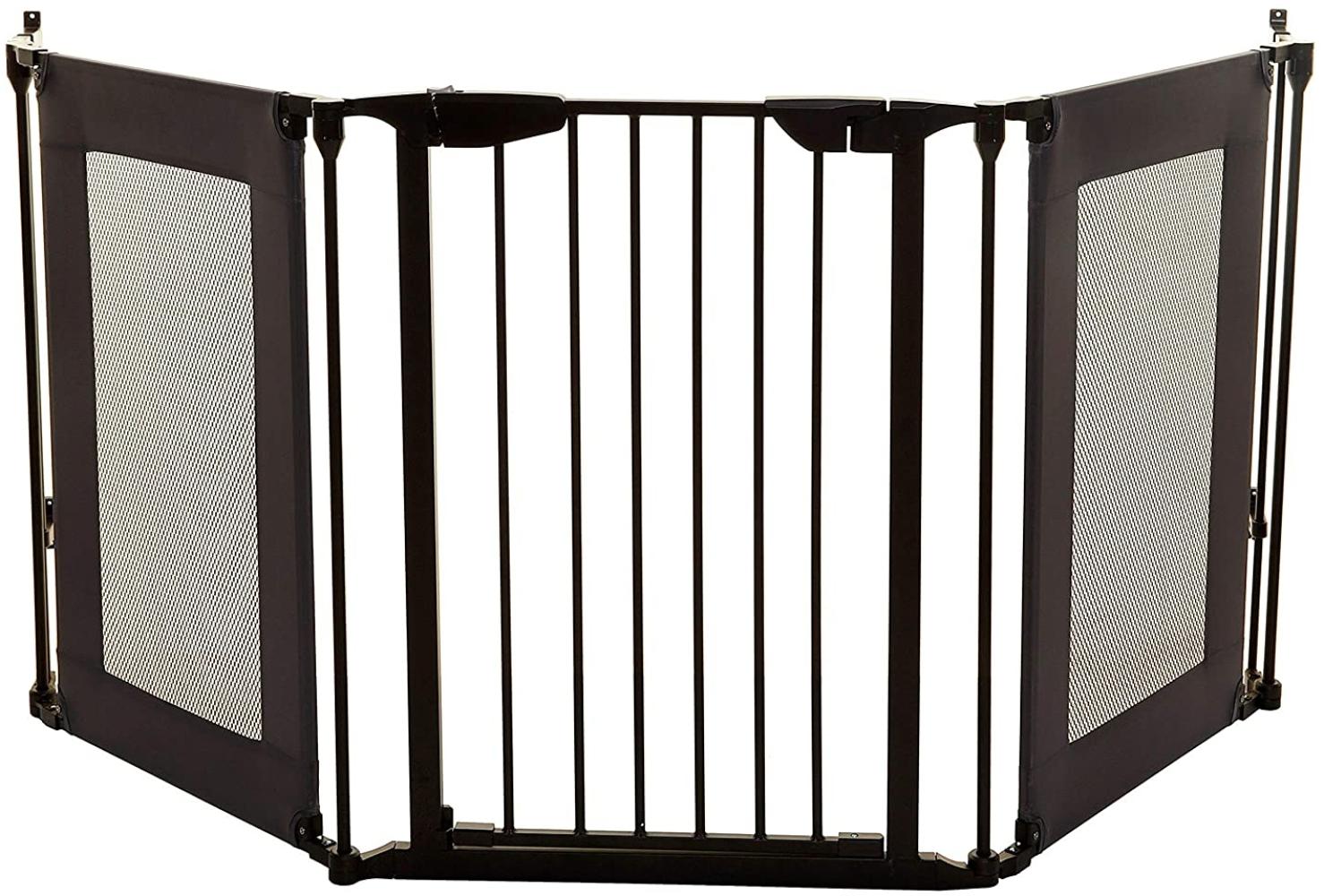 Dreambaby F2060BB Denver 3 Panel Adapta-Gate Gewebe/Metall (passend 85. 5-200cm) schwarz Bild 1