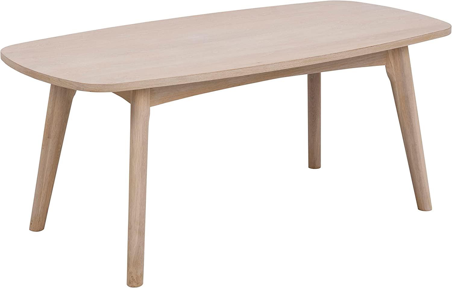 PKline Couchtisch 118x58cm Wohnzimmer Eiche Tisch Holztisch massiv Bild 1