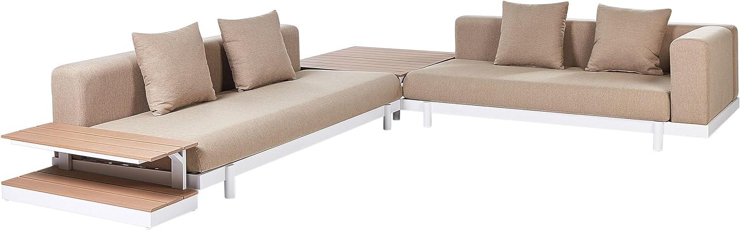 Sitzgruppe MISSANELLO Polyester Beige Bild 1