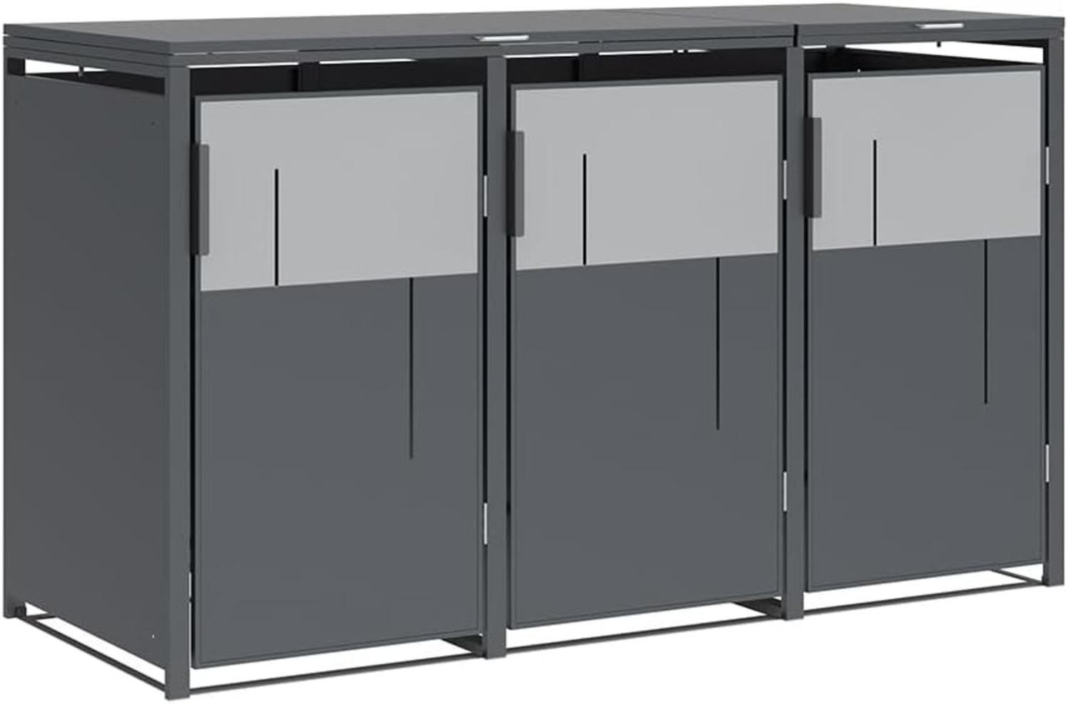 Westmann Tonus 3 | Metall Mülltonnenbox 3er | Bild 1