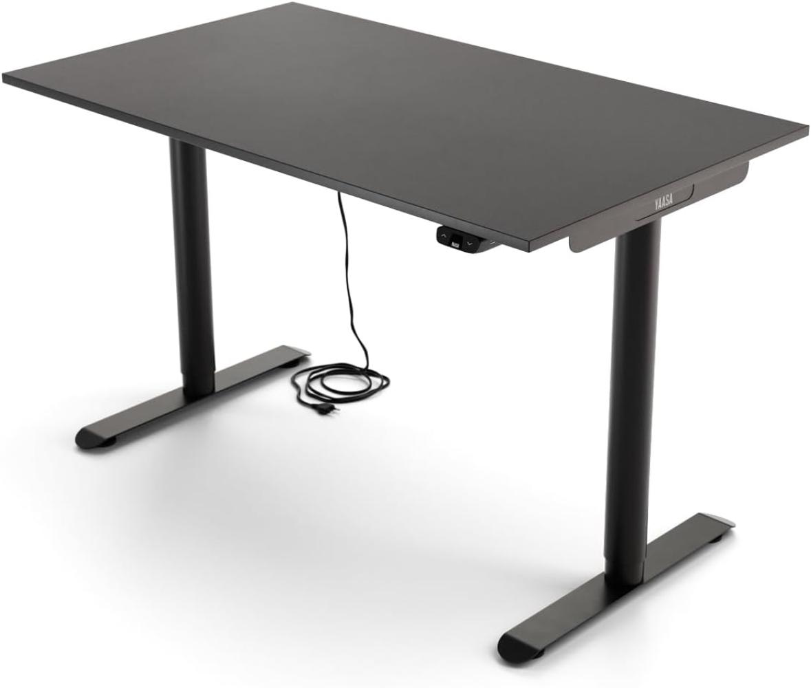 Yaasa Desk Basic S Elektrisch Höhenverstellbarer Schreibtisch, 120 x 70 cm, Anthrazit Bild 1