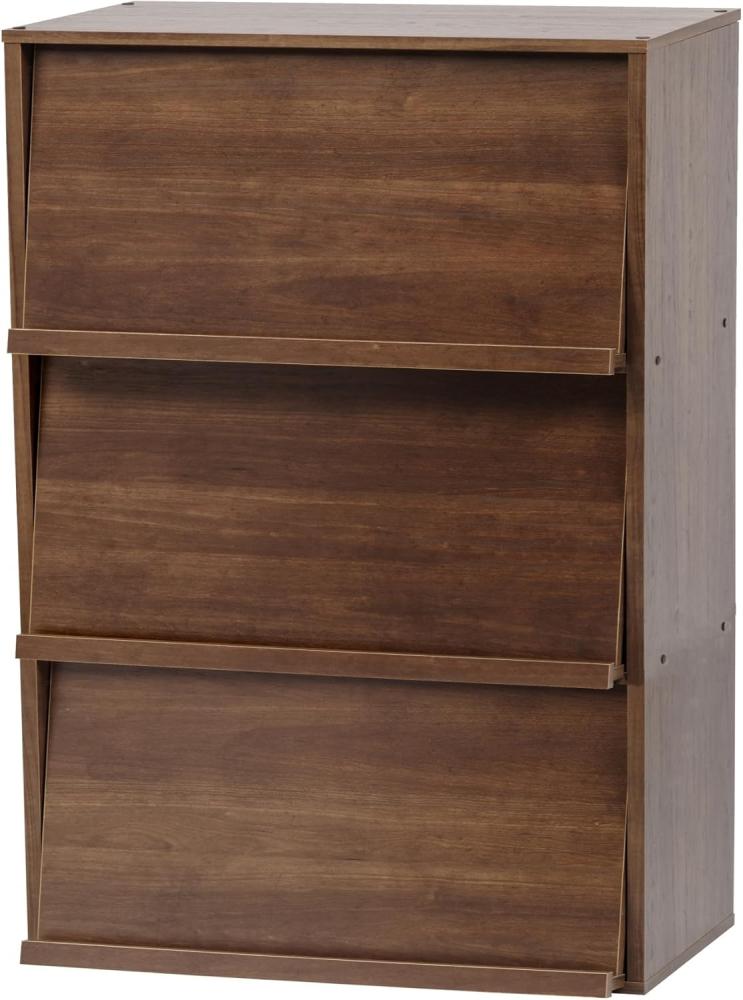 Amazon Marke- Movian Module Furniture CHR-3 Lagereinheit mit 3 Flügeltüren und Schiebetüren, Engineered Wood, Eiche dunkel Bild 1