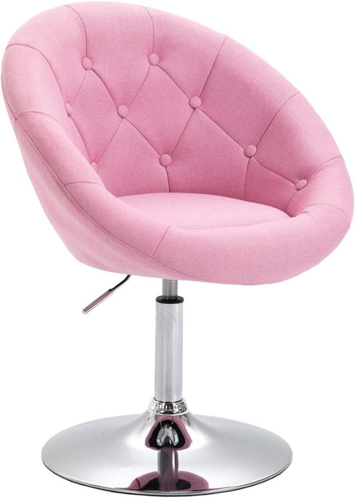 SVITA Havanna Sessel Lounge Clubsessel Barhocker Drehsessel Retro Pink Bild 1