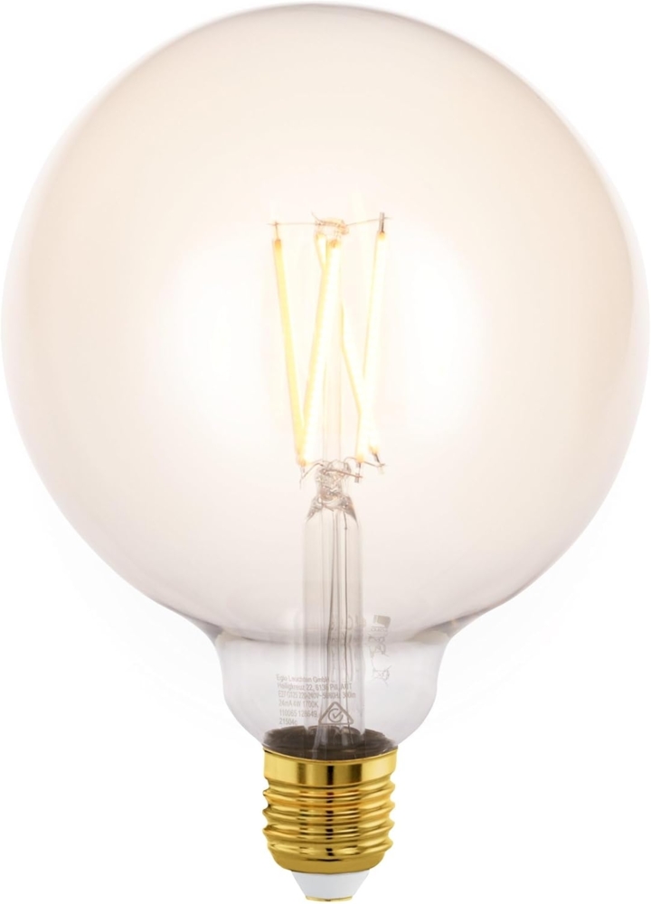 Eglo 110065 LED Filament Leuchtmittel E27 GOLDEN AGE L:17cm Ø:12. 5cm dimmbar 1700K Bild 1