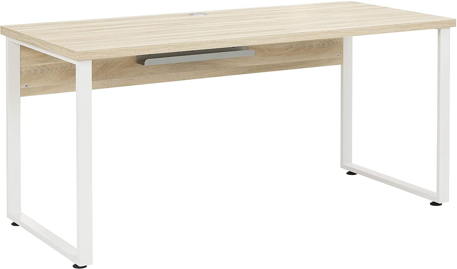 'Yolo' Schreibtisch, Eiche/ Weiß, 160 x 75 x 70 cm Bild 1