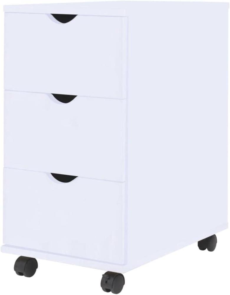vidaXL Schubladenelement 33×45×60 cm Weiß 245727 Bild 1