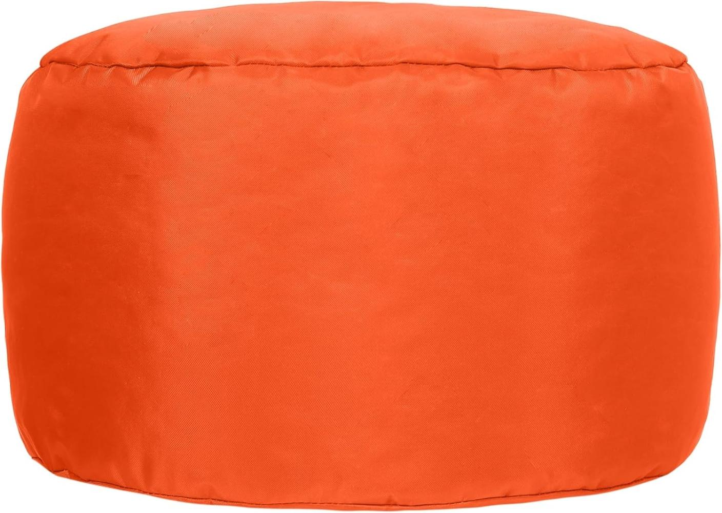 Bean Bag Bazaar Sitzpuff, Wasserabweisend, Fußhocker XL Sitzpouf Outdoor, Puff Hocker Groß, Sitzsack Hocker, Sitzkissen Bild 1