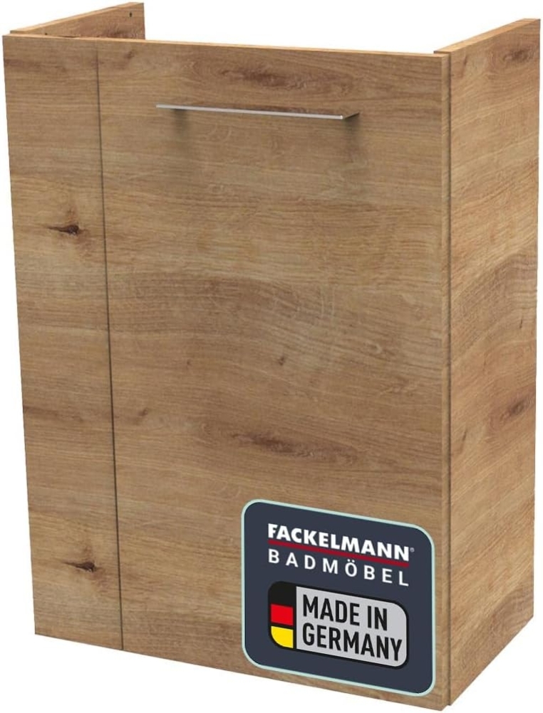 Fackelmann SBC MILANO Waschbeckenunterschrank 45 cm, Braun hell, rechts Bild 1