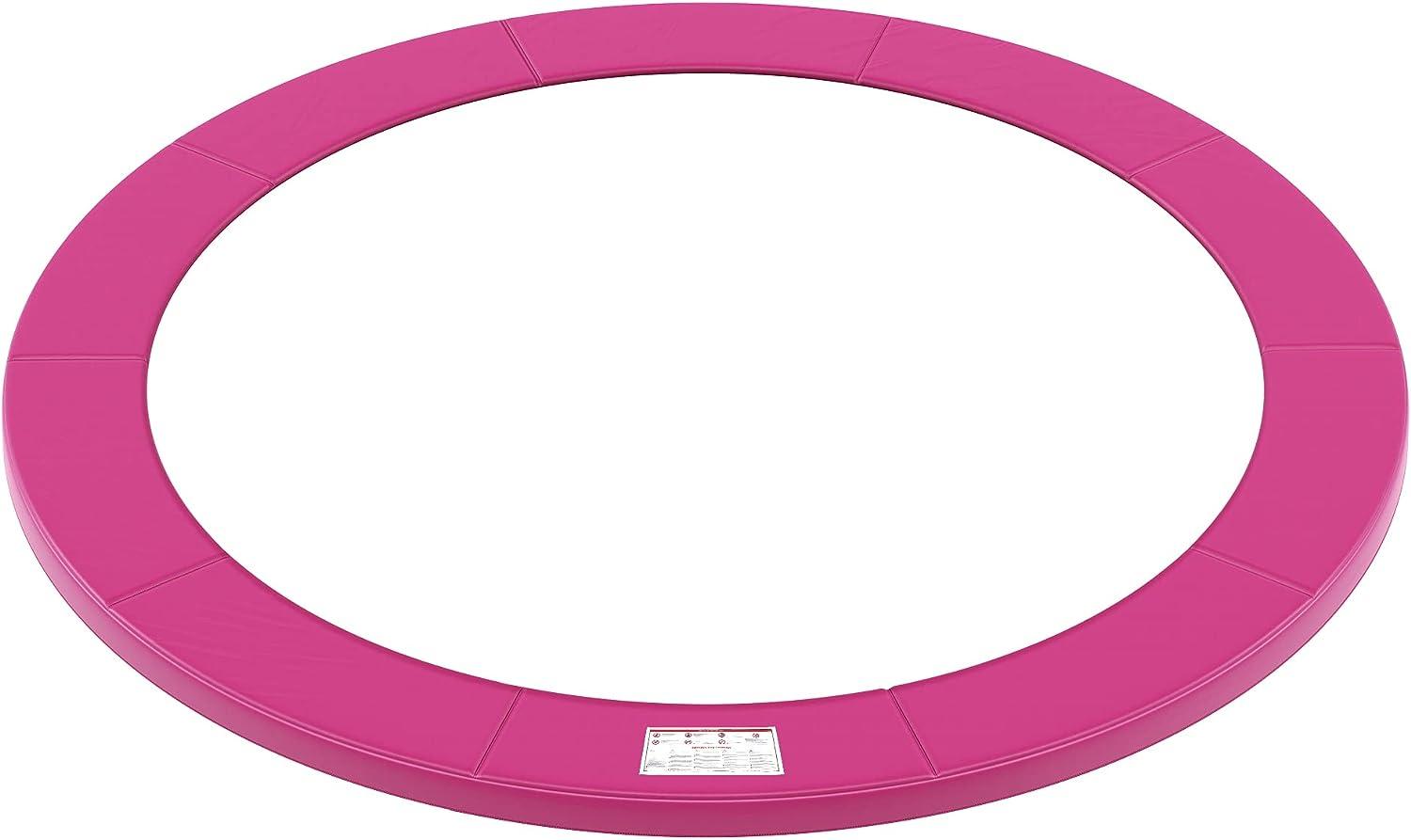 Songmics Trampolin Randabdeckung, 100% UV-beständig Reißfest Federabdeckung, pink, Ø244cm Bild 1