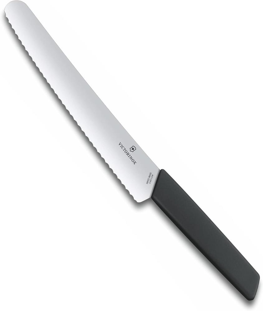 Victorinox Swiss Modern Brotmesser Schwarz 22 cm Bild 1