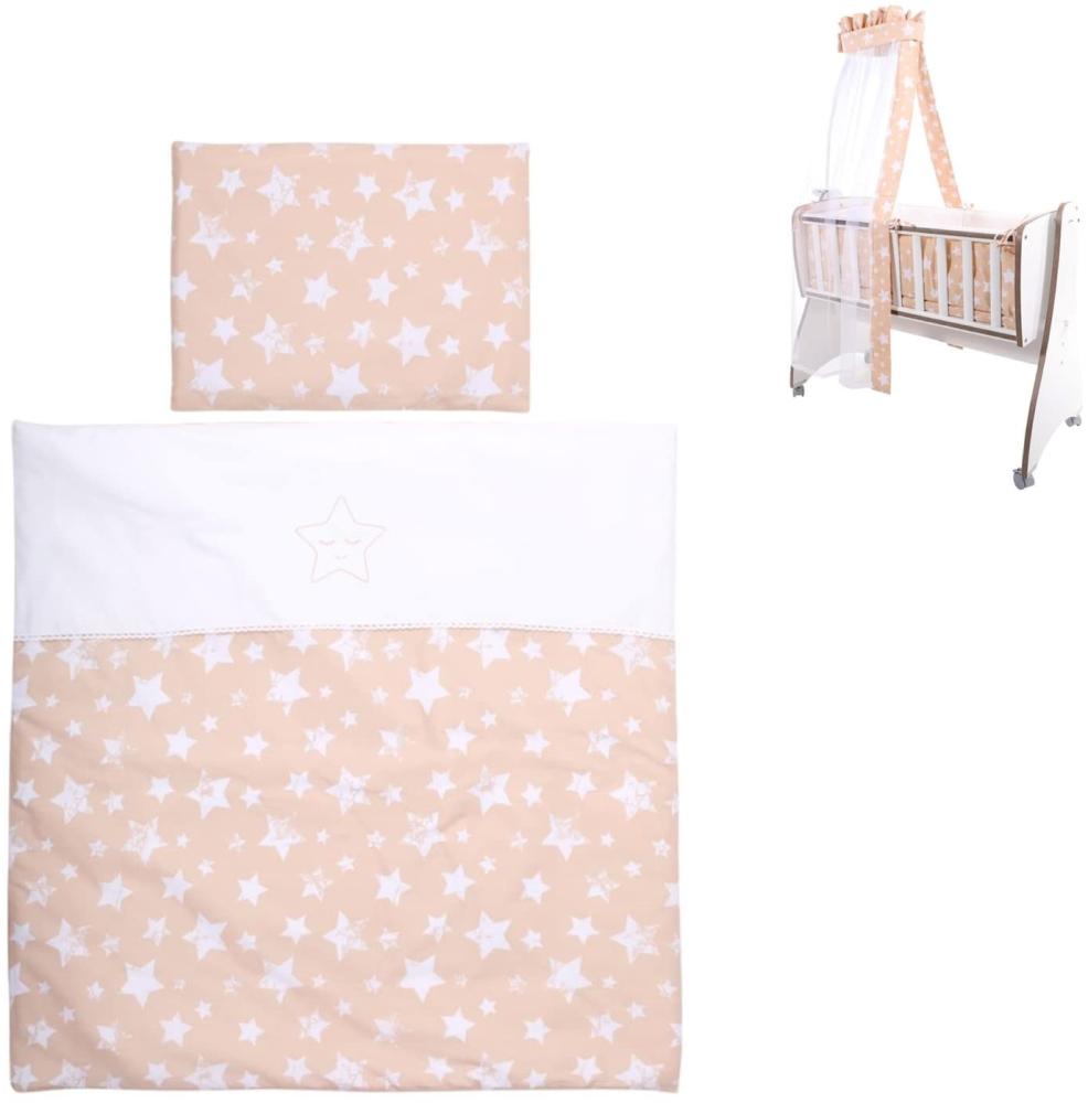 Lorelli 'First Dreams' 7-tlg. Baby-Bettwäsche Set, Beige, inkl. Himmel, Nestchen und Bettwaren Bild 1