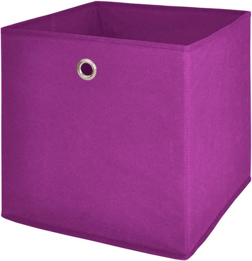 Faltbox >One< in Brombeere aus Polypropylen - 32x32x32cm (BxHxT) Bild 1