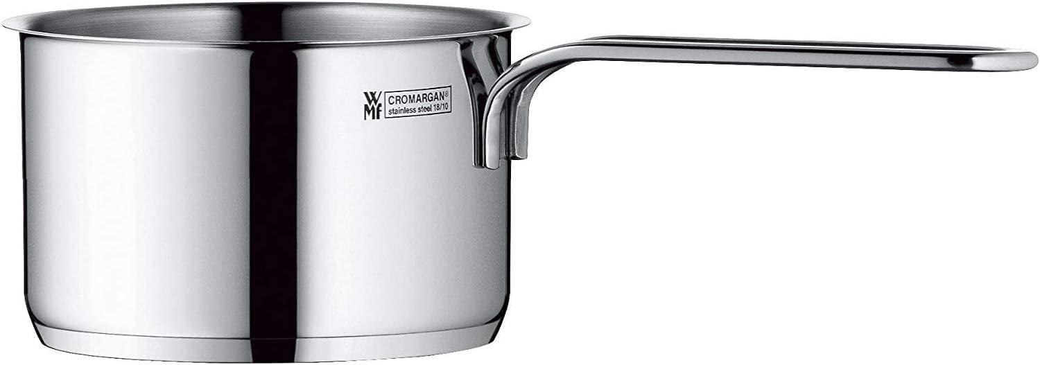 WMF Mini Stielkasserolle 10cm, klein, ohne Deckel, kleiner Topf Induktion 0,5l, Cromargan Edelstahl, stapelbar, für kleine Portionen, Singlehaushalt Bild 1