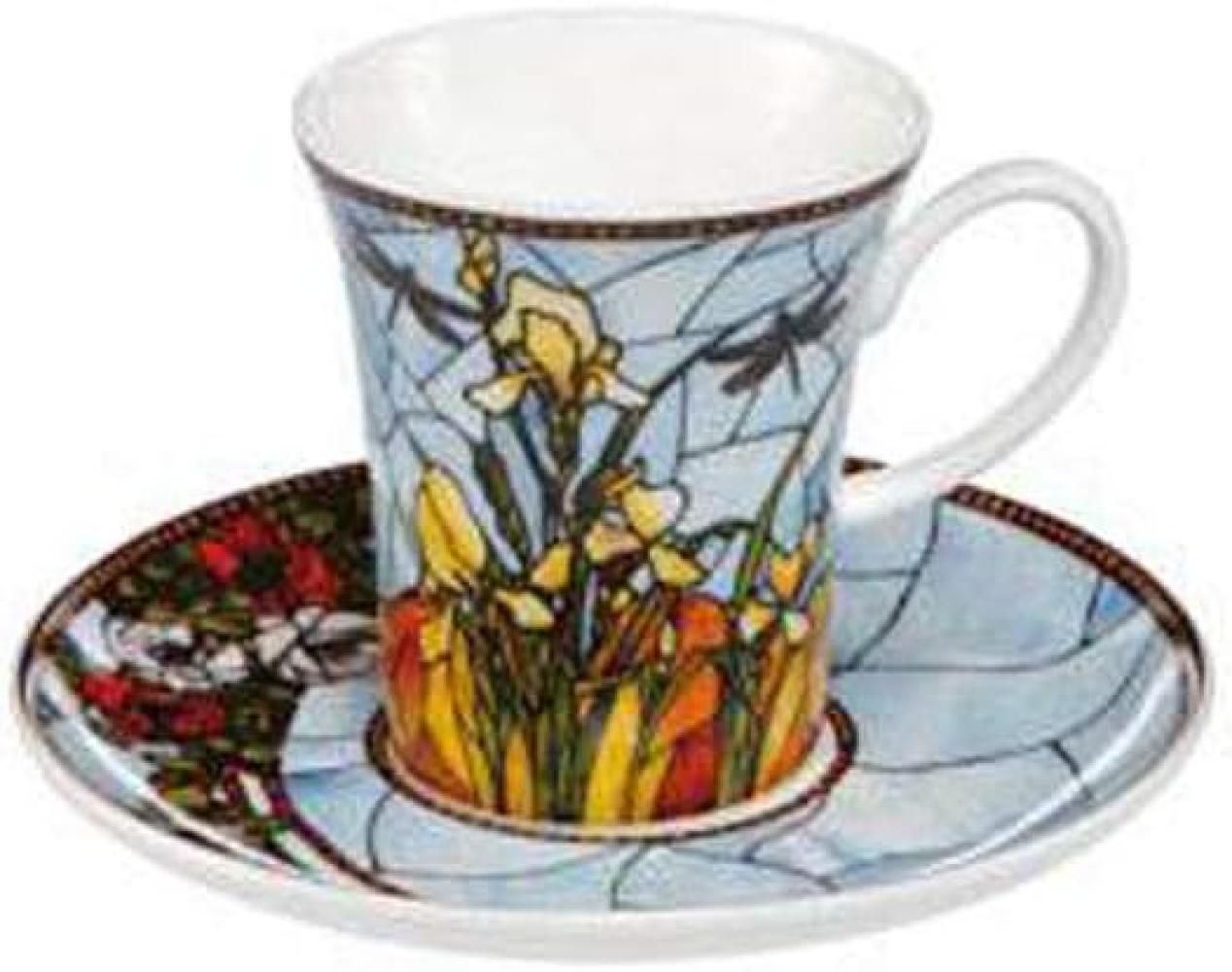 Goebel Iris - Espressotasse Artis Orbis Louis Comfort Tiffany Bunt Fine Bone China 67011751 Bild 1