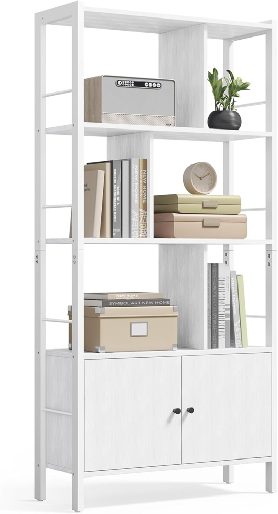 Vasagle Bücherregal, Bücherschrank mit 4 offenen Regalebenen, Regal Bild 1
