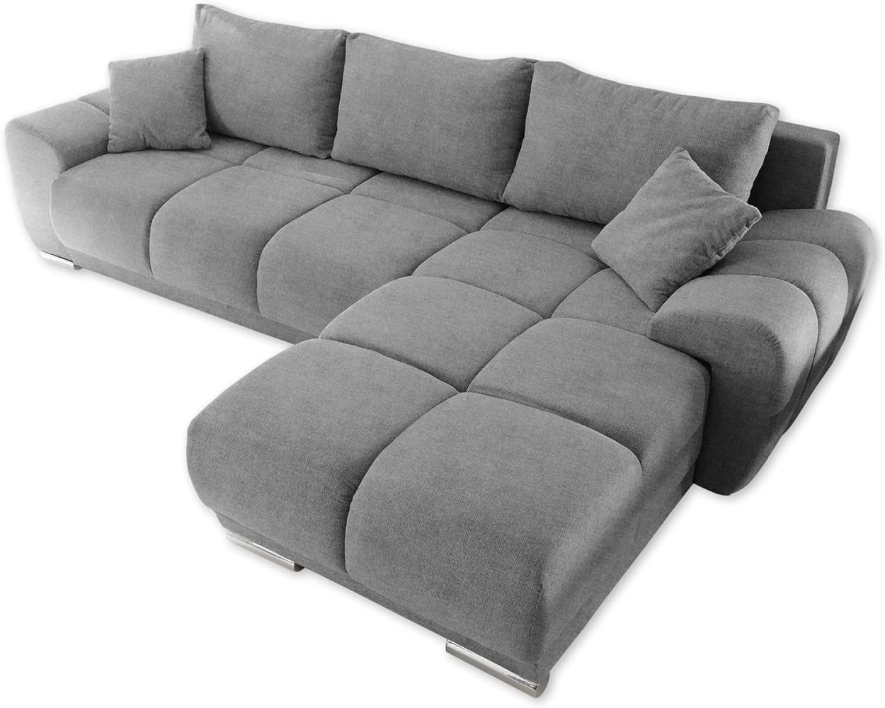 Ed Exciting Design Sofa Anton mit Schlaffunktion & Bettkasten in verschiedenen Farben erhältlich Luxus-Webstoff Flachgewebe beidseitig montierbar Bild 1