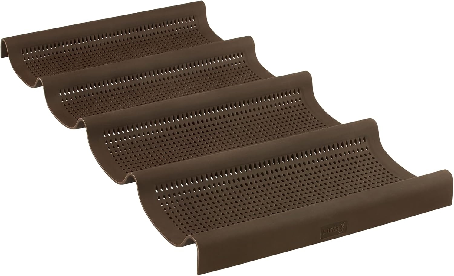 Lurch Backform Mini Baguette 32,5 x 20,5 cm 4-fach braun Silikon Bild 1