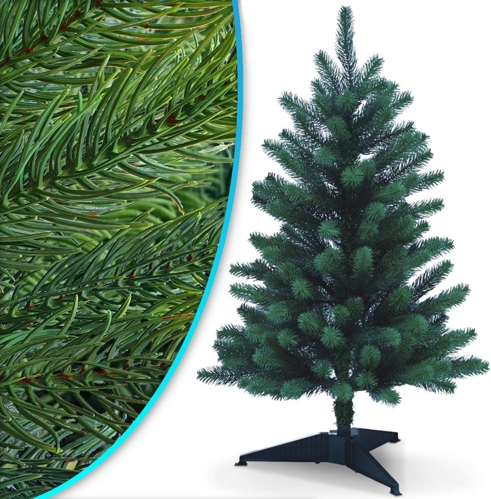 NYVI Künstlicher Weihnachtsbaum Weihnachtsbaum NYVI-Xmas Premium aus 100% Spitzguss Absolut Lebensecht, Künstlicher Tannenbaum B1 Schwer entflammbar Kunststsoffständer Bild 1