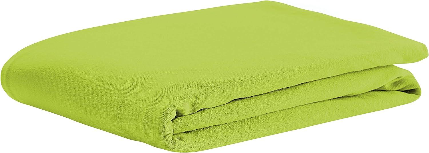Odenwälder Spannbetttuch Jersey limone, 60x120/70x140 cm Bild 1