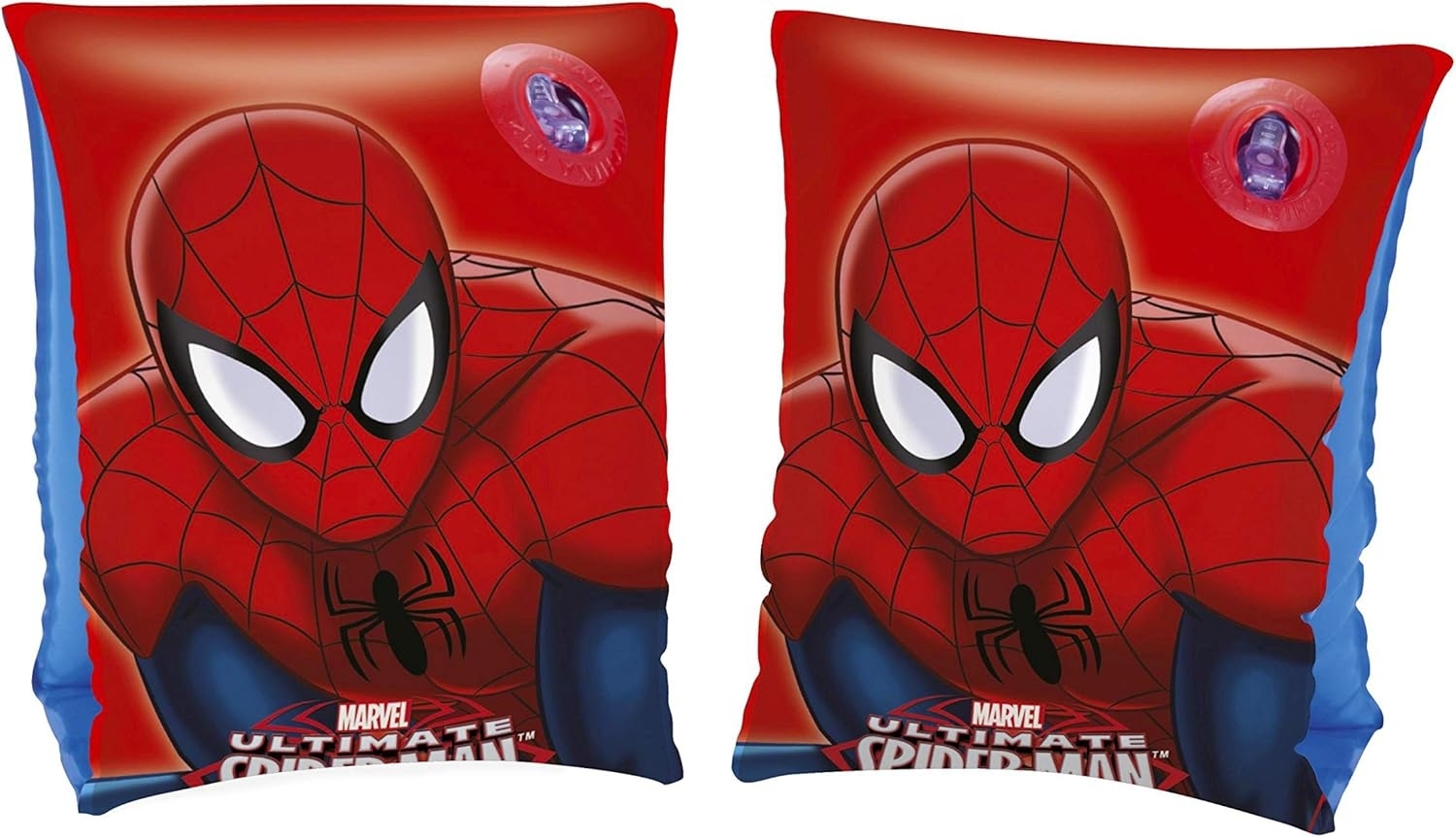 Bestway Schwimmflügel für Kleinkinder von 3 bis 6 Jahren, 18-30 kg, Spiderman Schwimmhilfe mit Doppelkammersystem Bild 1